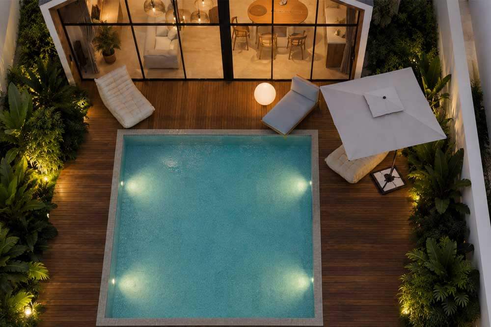 Пляж рядом с виллами Oasis Spa Pandawa